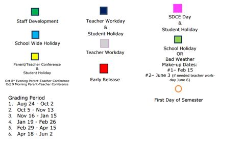 Donna Shepard Intermediate - School District Instructional Calendar ...