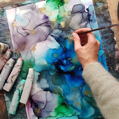 Alcohol Ink Pens Tutorials 的图像结果