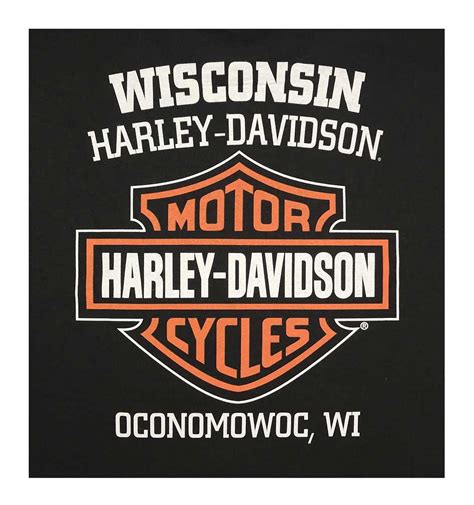 Buy Harley-Davidson Mens Bar & Shield Chest Pocket Short Sleeve T-Shirt ...