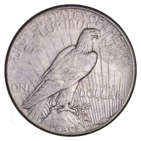 BETTER Date - 1926 Peace Silver Dollar - Nice Retail Value - 90% Silver ...