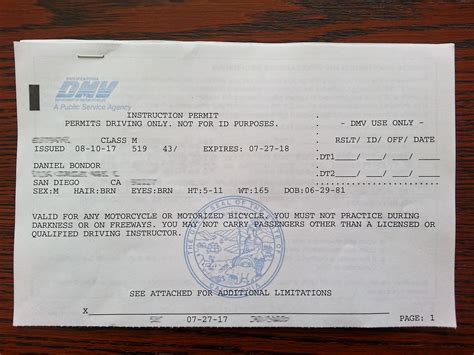 Ca Motorcycle Permit