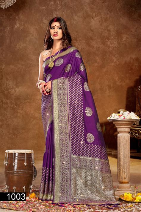 Bunawat Janvi Silk Designer Banarasi Saree Collection