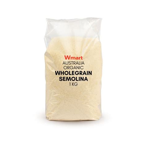 Australian Organic Wholegrain Semolina Flour 1kg – Wmart