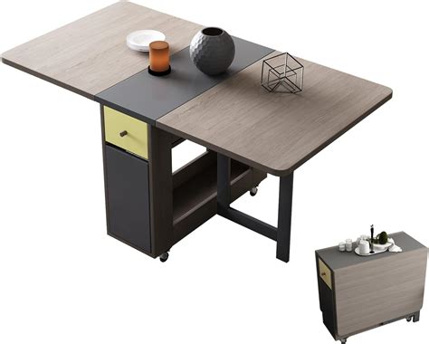 FUNROLUX Folding Dining Table with Storage Rack and India | Ubuy