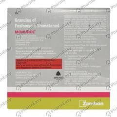 Monurol 3 GM Granules (8): Uses, Side Effects, Price & Dosage | PharmEasy
