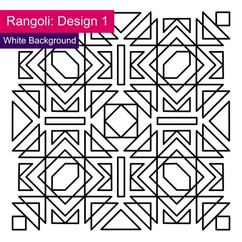 DIGITAL PRODUCT - 'Rangoli' Colouring Page | 2 Designs | Sizes: 21 cm ...