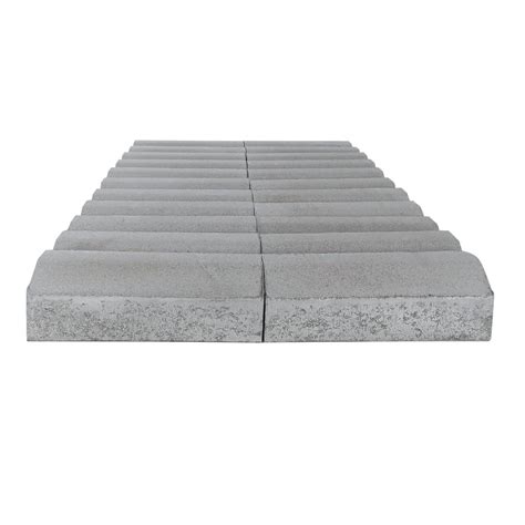 Bordura beton B5, 50 x 10 x 15 cm, gri ciment