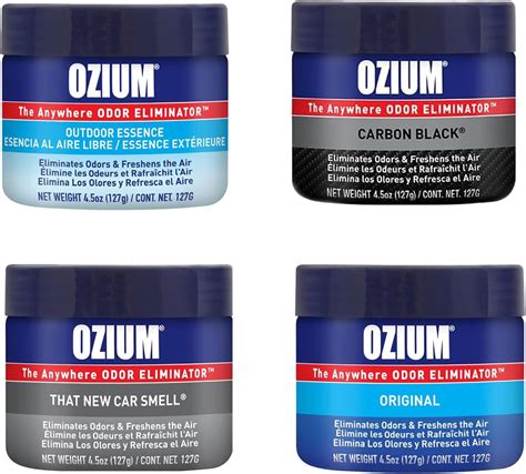 Amazon.com: Ozium 4.5 Oz. Odor Eliminating Gel for Homes, Cars, Offices ...