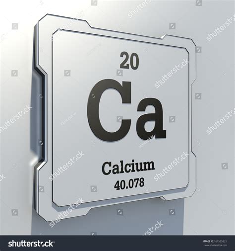 Calcium Element Periodic Table On White Stock Illustration 161555321 | Shutterstock
