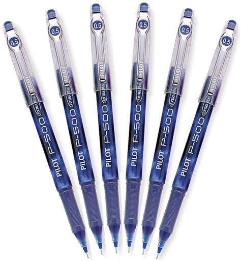 Pilot Precise P-500 Gel Ink Rolling Ball Pens, Extra Fine Point, Blue ...