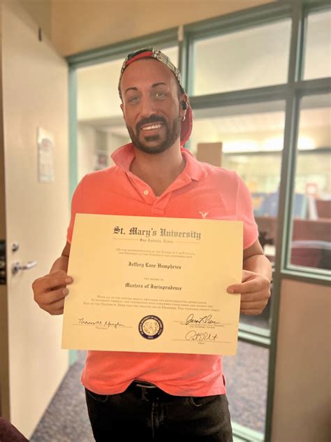 Congratulations to Jeffery Humphries on receiving his Master of Jurisprudence diploma today! We ...