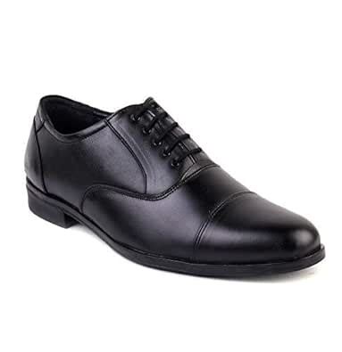 Buy XY HUGOY Black Leather Oxford Formal/Casual Wear Golf Shoe, Men's ...