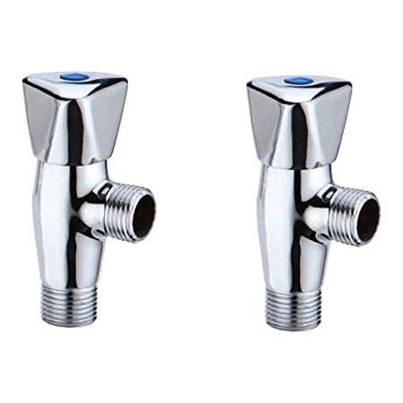 Jaquar AQT-CHR-3057 Brass Angle Valve Cock (15 mm, Silver) : Amazon.in ...