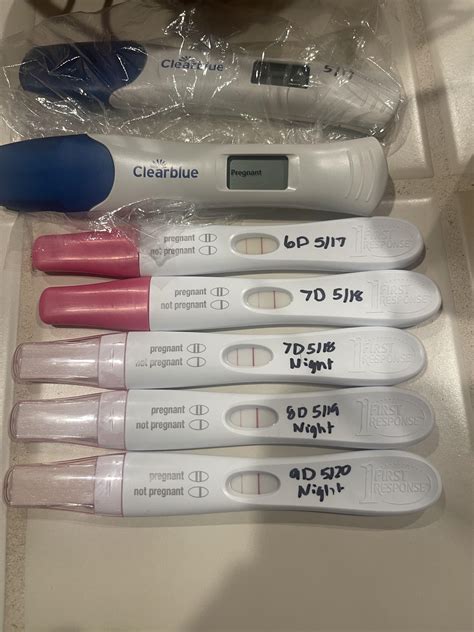 Pregnancy test progression 9DPT/DPO with FRER : r/TFABLinePorn