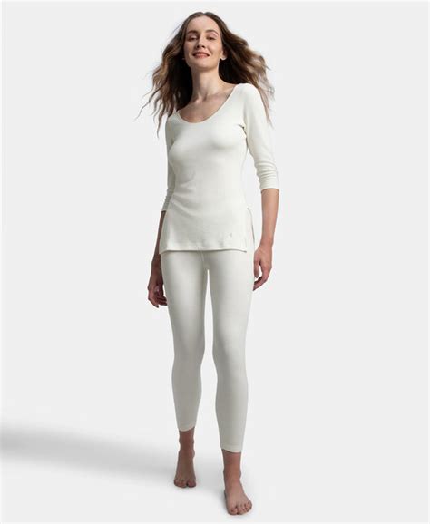 Buy Super Combed Cotton Rich Brushed Three Quarter Sleeve Thermal Top ...