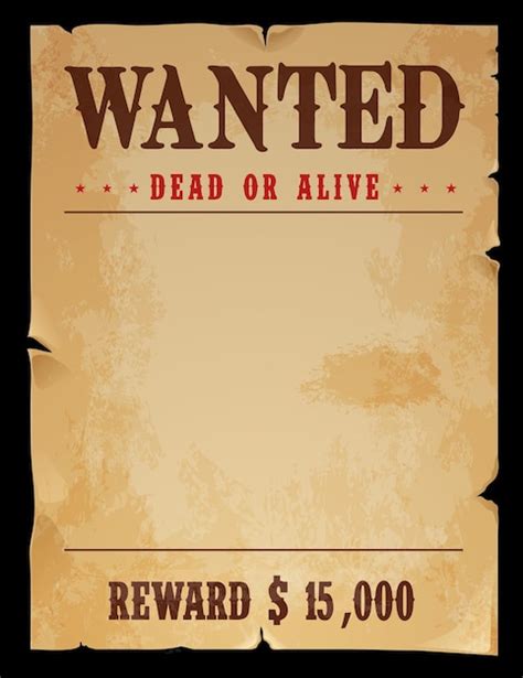 Western wanted banner dead or alive poster | Premium Vector