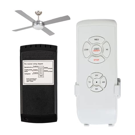 110V Universal Ceiling Fan Lamp Remote Control Kit 3-in-1 Ceiling Fan ...