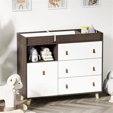 Amazon.com : DAWNSPACES Changing Tables for Infants Babies with Diaper ...