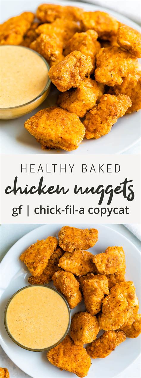 Healthy Baked Chicken Nuggets | Recipe | Healthy baked chicken, Baked ...