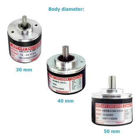 Rotary Encoder - HE40B-6100-6-L Solid Shaft Type Rotary Encoder Trader ...