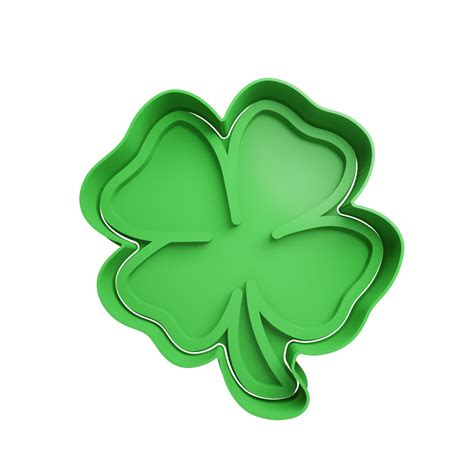 Clover Cookie Cutter STL 2 - STL Cookie Cutters – Over 35,000 Designs ...
