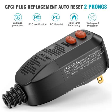 Gfci Replacement Plug Connector 2 Change Out A Circuit Of 2 Prong