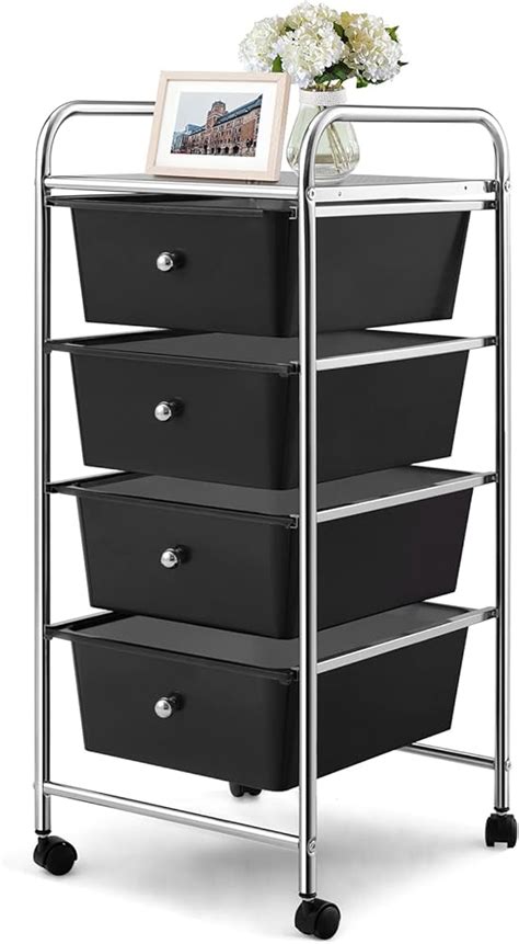 MAT EXPERT 4-Drawer Rolling Storage Cart, Mobile India | Ubuy