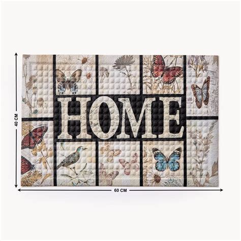 Buy Corsica Eco Vogue Rubber Printed Anti-Slip Doormat - 60x40cm from ...