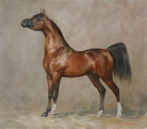 Arabian horse painting by Anna Bazhenova | Horse painting, Horse art ...