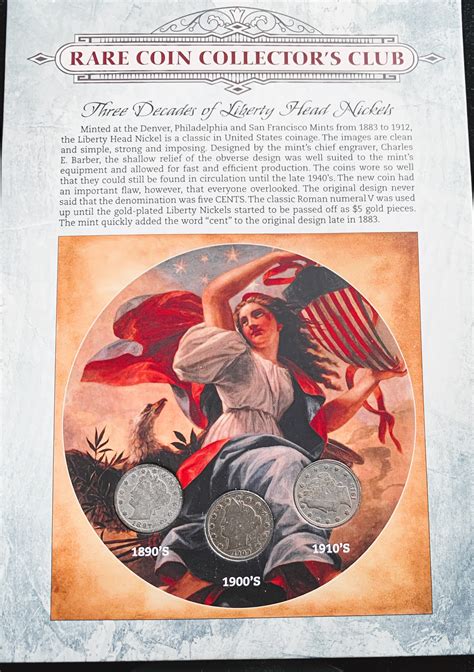 1897, 1909, 1912, THREE DECADES OF LIBERTY HEAD NICKELS, RARE COIN ...