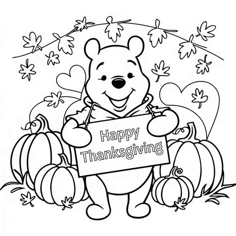 Disney Thanksgiving coloring pages - ColoringLib