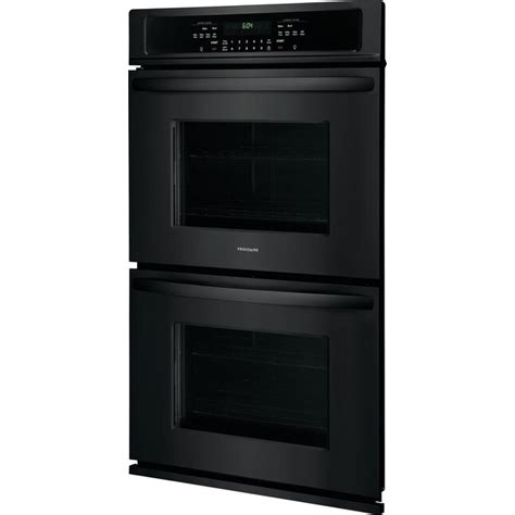 Frigidaire 30-in Self-Cleaning Double Electric Wall Oven (Black) in the ...