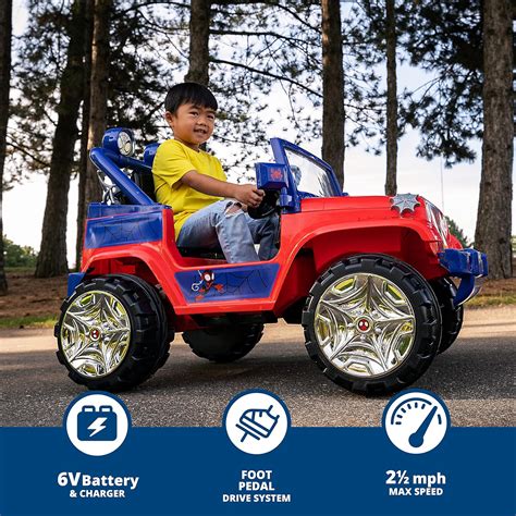 Buy Kid Trax Marvel Spidey and His Amazing 4x4 Wheels Kids Electric ...