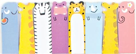 Buy OOLY Note Pals Mini Sticky Tabs - Safari Animals - 120 Paper Tabs ...