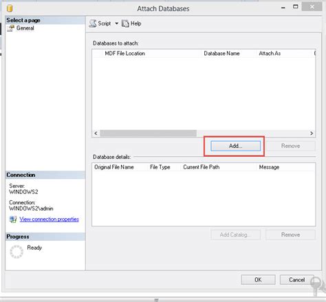 Image result for How to Open MDF File Using SSMS