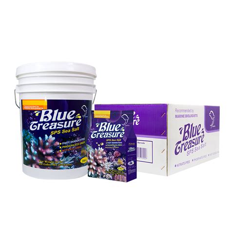 Blue Treasure SPS Sea Salt for Saltwater 6.7KG | Marine Aquarium Tanks ...