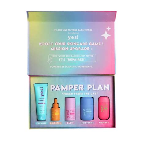 YES! 5-in-1 Skincare Box – Cleanser, Vitamin C Serum, Glow Mist ...