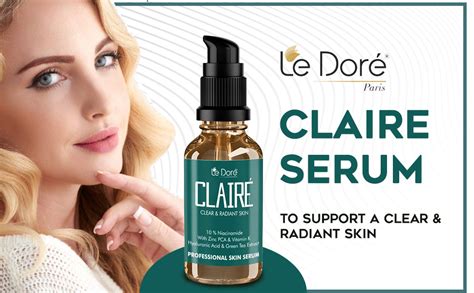 Le Dore Claire Serum with Niacinamide 10% Zinc PCA Vitamin K D ...