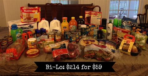 My Bi-Lo Trip Today: $214 for $59.19 :: Southern Savers