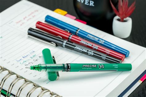 Snapklik.com : Pilot Precise V5 Capped Liquid Ink Rollerball Pens ...
