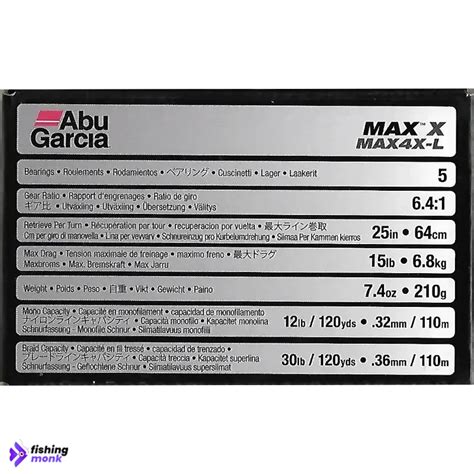 Abu Garcia MAX4X Bait Casting Reel – Fishingmonk