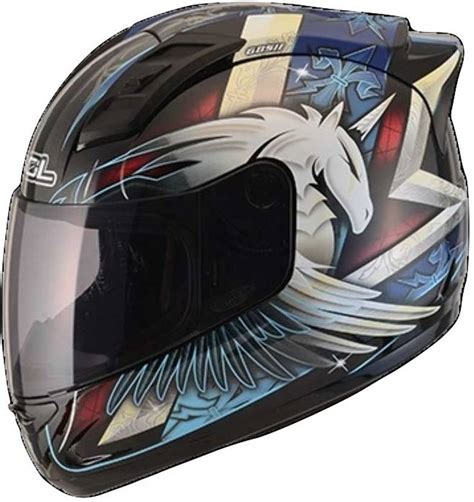 SOL Unicorn 111 Black Blue Motorbike Helmet - Buy SOL Unicorn 111 Black ...