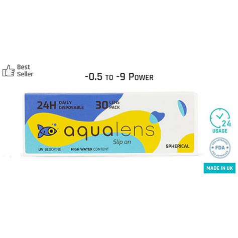Buy Daily Disposable Contact Lenses For 24 hours | Aqualens