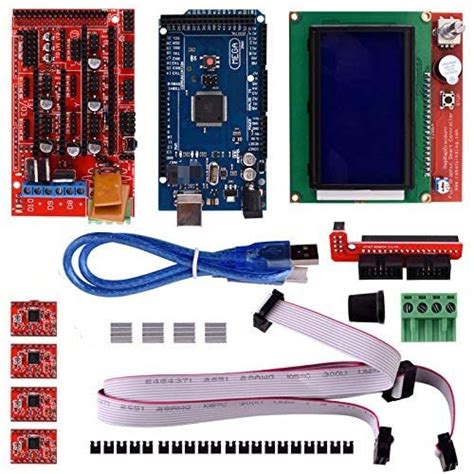3D Printer Controller Kit RepRap, RAMPS 1.4 + 2560 Board + 5pcs A4988 ...