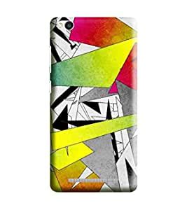 Hi-Me Designer Phone Back Case Cover Redmi4A ( Bright Mech Colorful ...