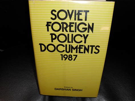 Buy Soviet Foreign Policy Documents 1987 Book Online at Low Prices in ...