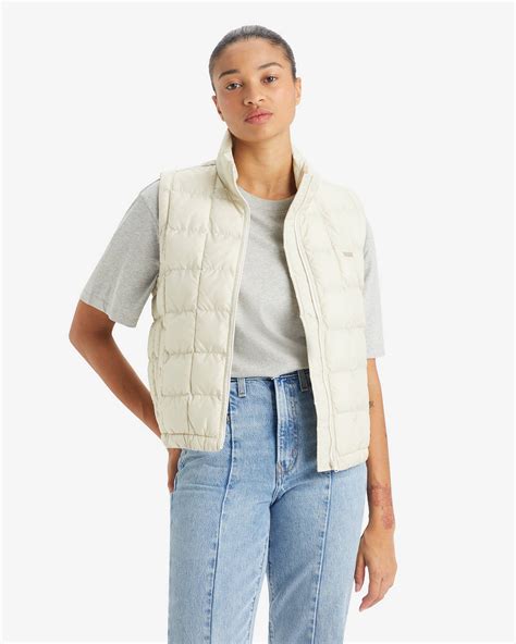 Briar Puffer Vest - Beige | Levi's® PL