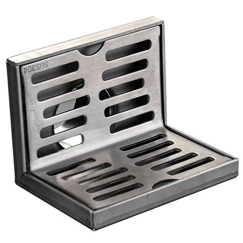 Floor drain Corner Stainless Steel Side Drain Floor Balcony Wall L ...