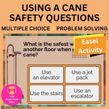 Using a Cane Safety Questions - Problem Solving - Adult Therapy - SNF ...