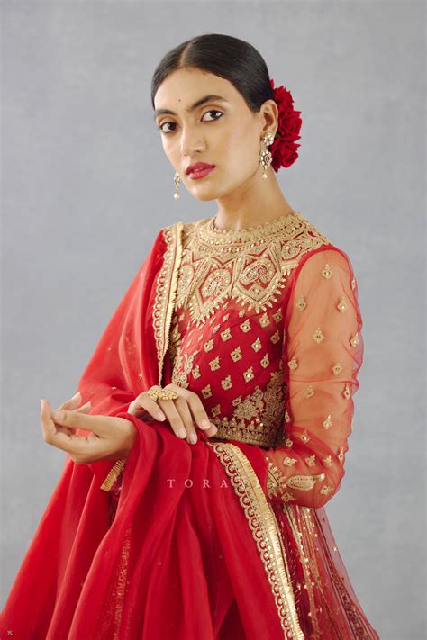Sindoori Gautami Lehenga Set – Torani India